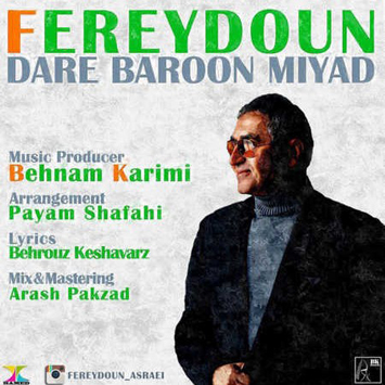 دانلود آهنگ جدید فریدون آسرایی به نام داره بارون میاد Fereydoun Asraei Called Dare Baroon Miad